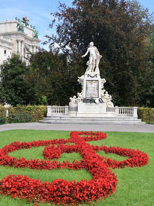 Mozartenkmal im Burggarten