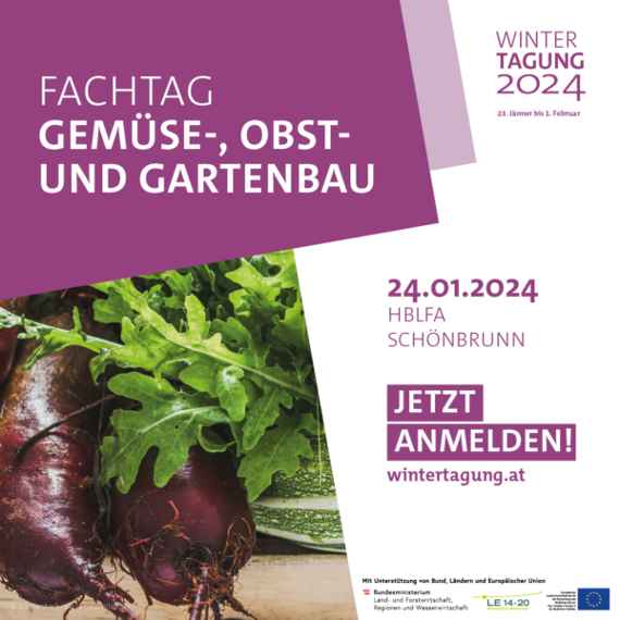 Plakat für den Fachtag des Ökoszialen Forums in der HBLFA Schönbrunn