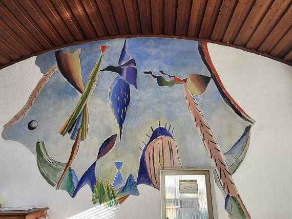 Max Weiler in den Glashäusern des Hofgartens Innsbruck