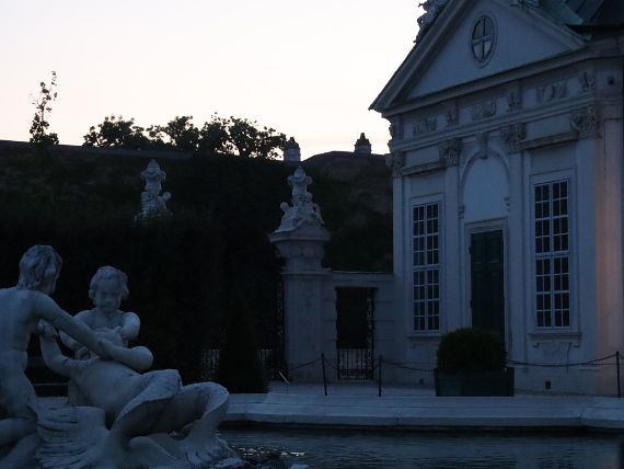 Nachts im Belvedere