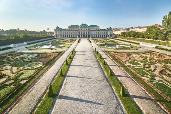 Belvedere Garten - Broderieparterre